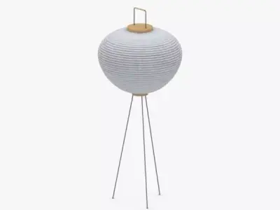 1457 - Floor Lamp Low-poly 3D model