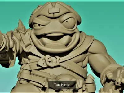 Toad team 3D Model Pack