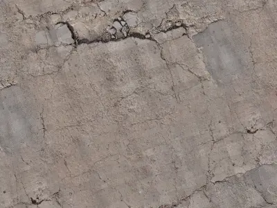 Damaged Street Road PBR  Texture