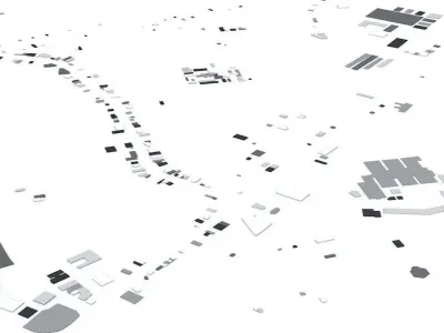 Managua Streets and Buildings 3D model