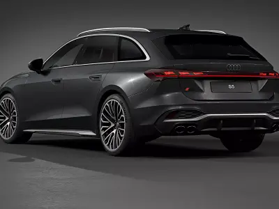 2025 Audi S5 Avant 3D model