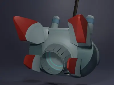 Robot Assistant B-12 from Stray 3D model