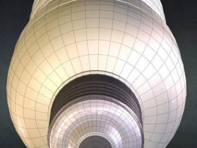 Energy saving lamp 1 3D model