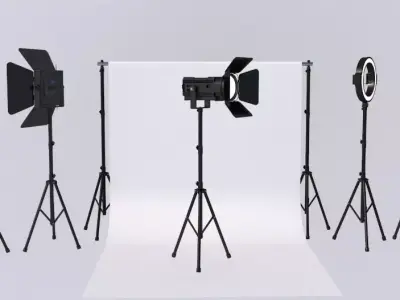 3D model Studio Equipment Collection 3D model