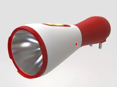 Rechargeable Torch Light 3D model