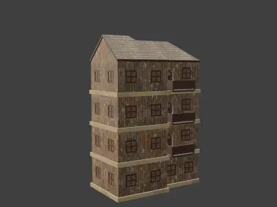 House Model 42 Low-poly 3D model