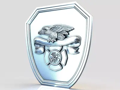 Fire Patch 3D print model