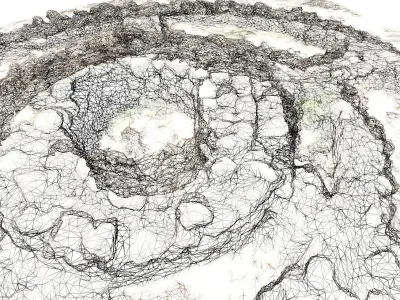 Stone funerarial prehistorical site - La Guancha I 3D model