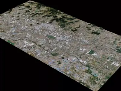 Jinan - China 3D model