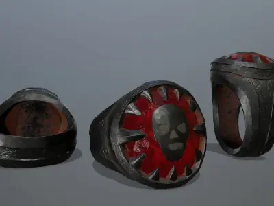 Heal Ring Low-poly 3D model