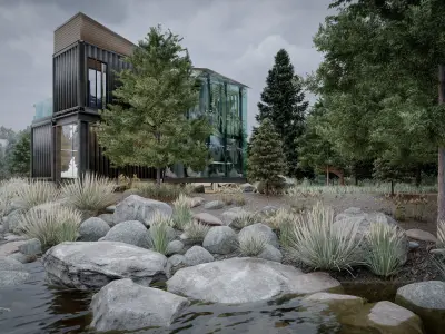 container house  3D model