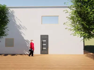 ADU HOUSE DESIGN AND MODEL 3D model