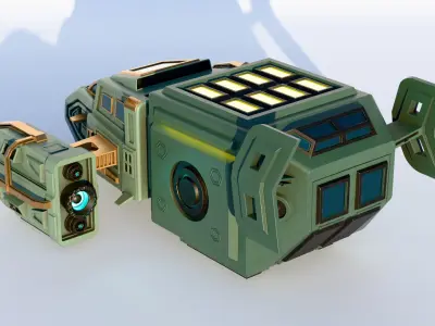 Cargo Ship 3D model shop