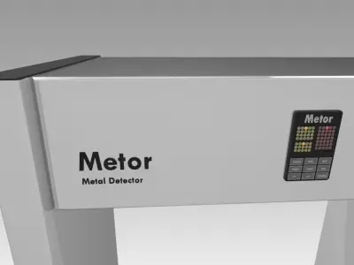 Multizone Door Frame Metal Detector  3D model