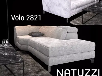 Sofa Natuzzi Volo 2821  3D model