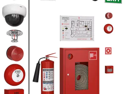 Fire Fighting System  3D model