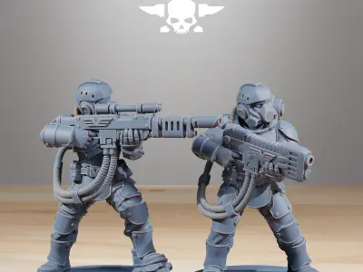 Vaskar Commandos 3D print model