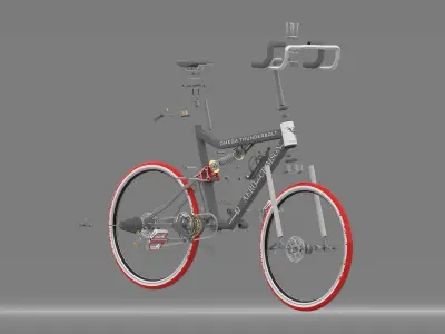 OMEGA BIKE CONCEPT 2021 3D model