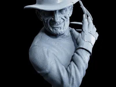 FREDDY KRUEGER BUST Free 3D print model