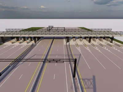 Road Pack - Extended-City Roads 3D model