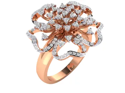  Women Ring Render 3dm STL MTL SLC JCD OBJ FBX Details 3D print model 47