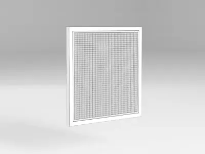 Ceiling Return Air Grille - 4 Pack 3D model