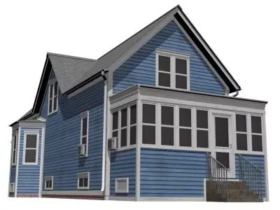 House Low-poly 3D model 39