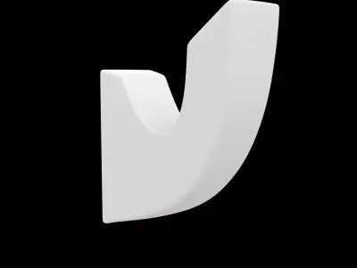 Minimalist Wall Hook 3D Print Model 3D print model