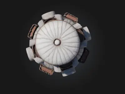 Stone Dome Palace 3D model