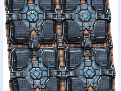 Sci-FI Seamless Texture Texture 21