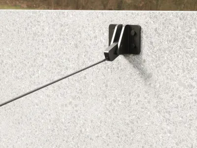 Landscape Furniture with Pergola and Roof garden 12 3D model