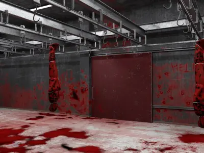  Meat Processing Room Horror Style 