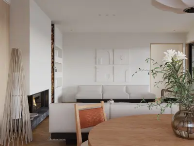 apartment interior scenes    3D model 20