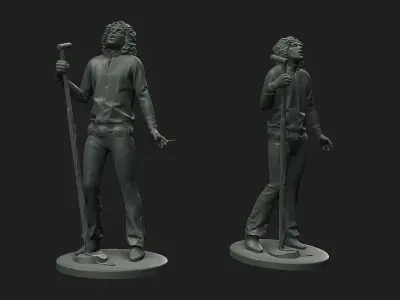 Jim Morrison figure 3D print model