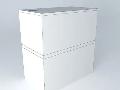 Angel fish tank Free 3D model