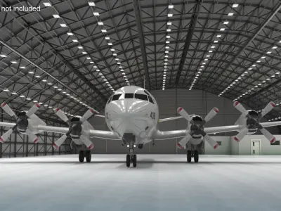  US Navy P3 Orion Anti Submarine Aircraft 