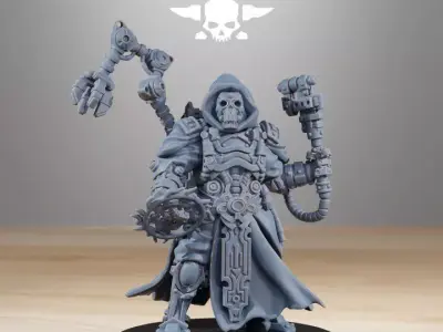 Scavenger Techno Priest 3D print model