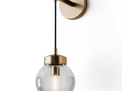 Globe Wall Sconce 3D model