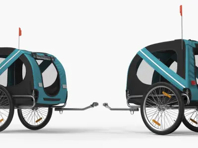  Pet Bike Trailer Blue 