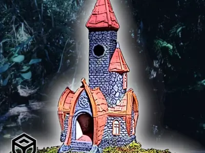 DESTINY CHURCH - DICE TOWER 3D print model
