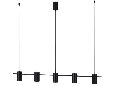 Modern LED Chandelier Ceiling Lamp 3D model 2