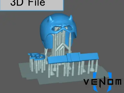 Dare Devilish Brick Armor Kit 3D print model 3D print model