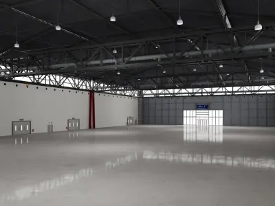 Exhibition Hall 38 3D model