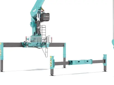 Hyundai HLC-8016 Crane with Operator 
