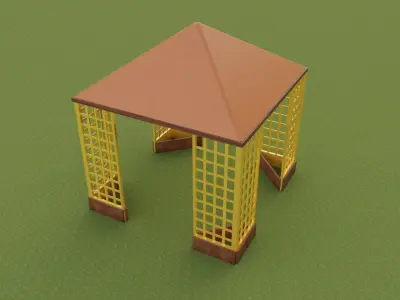 Gazebo 3D model order
