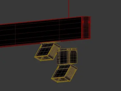 Line Turn Track Light by Forstlight  3D model