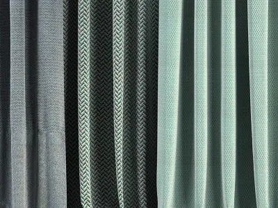 Curtain Set 57 3D model
