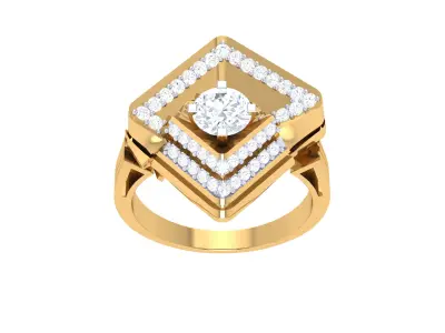 Women Ring  Render 3dm STL OBJ FBX Details 3D print model 136