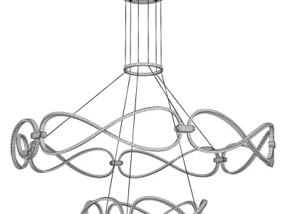 FORLI chandelier Low-poly 3D model