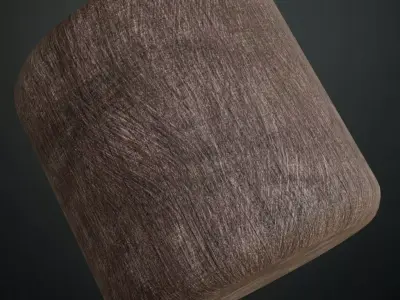 Modern Dark Varnished Vertical Wood Slat Paneling PBR Seamless Texture